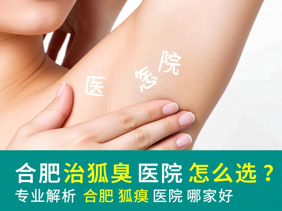 合肥治狐臭医院怎么选？专业解析合肥狐臭医院哪家好