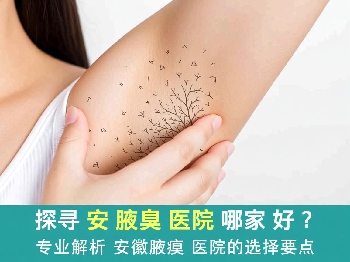 探寻安徽腋臭医院哪家好？专业解析安徽腋臭医院的选择要点