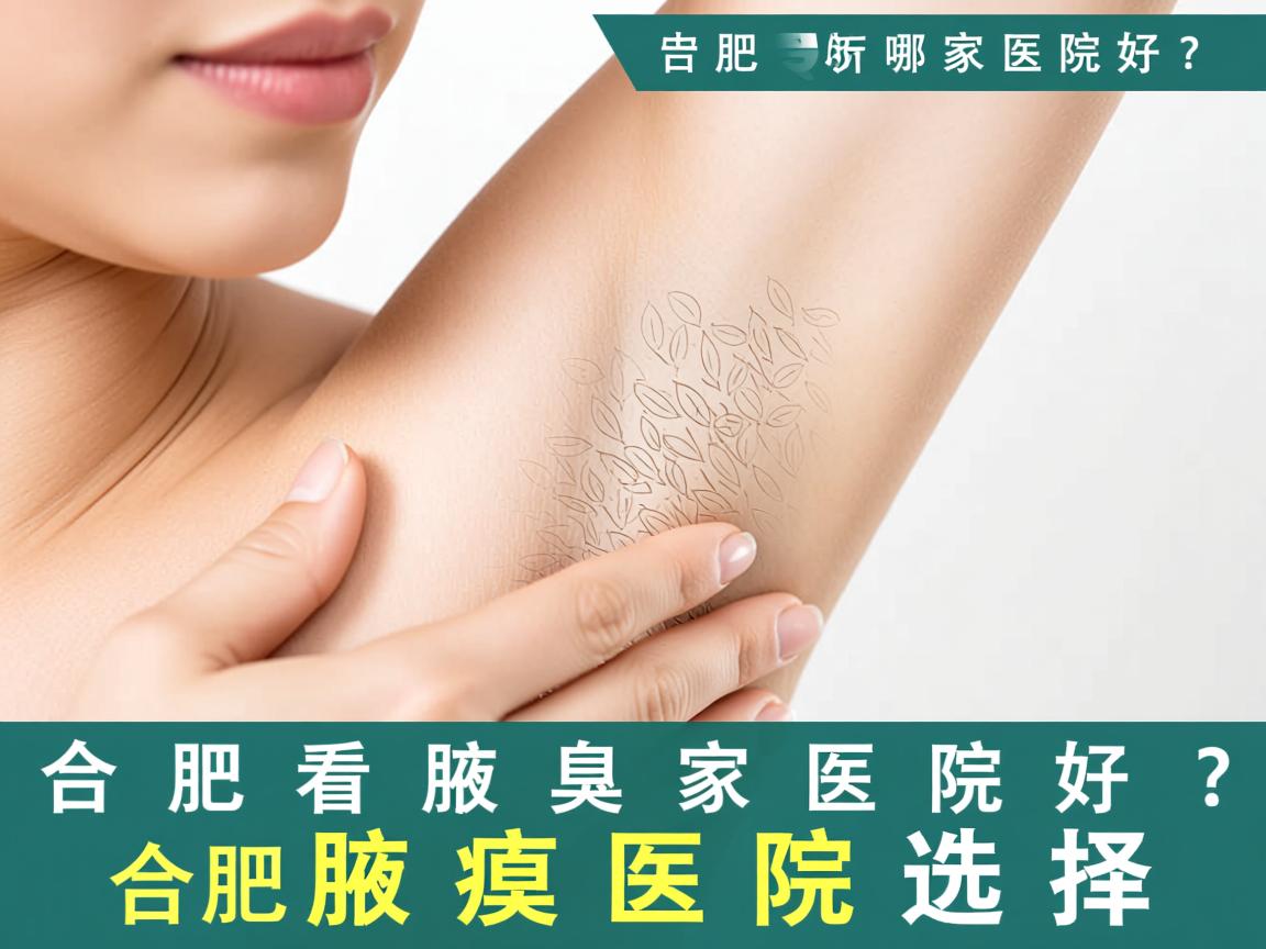 合肥看腋臭哪家医院好？专业解析合肥腋臭医院选择