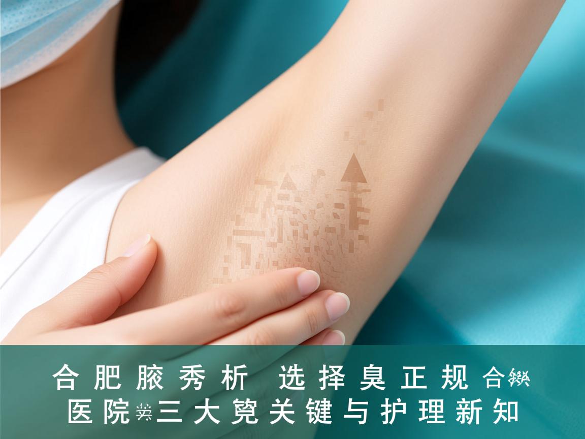 合肥腋秀解析，选择合肥腋臭正规医院的三大关键与护理新知