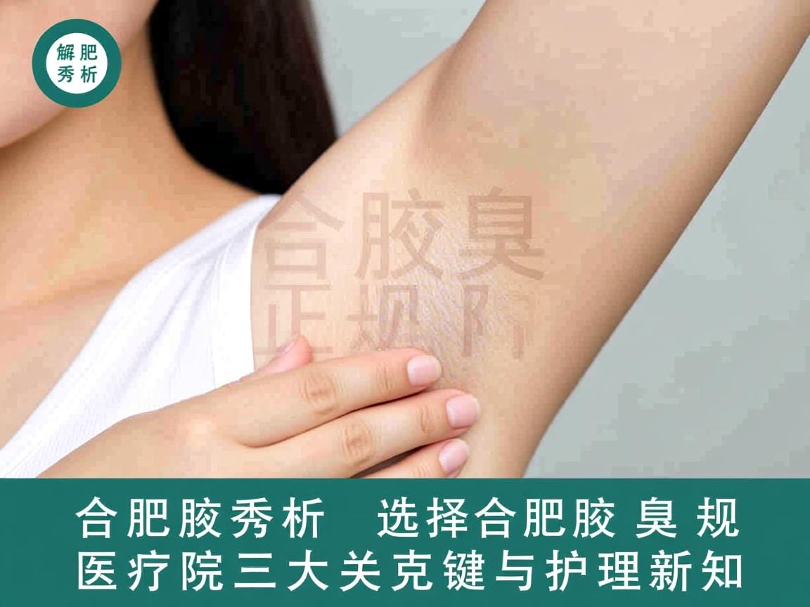 合肥腋秀解析，选择合肥腋臭正规医院的三大关键与护理新知