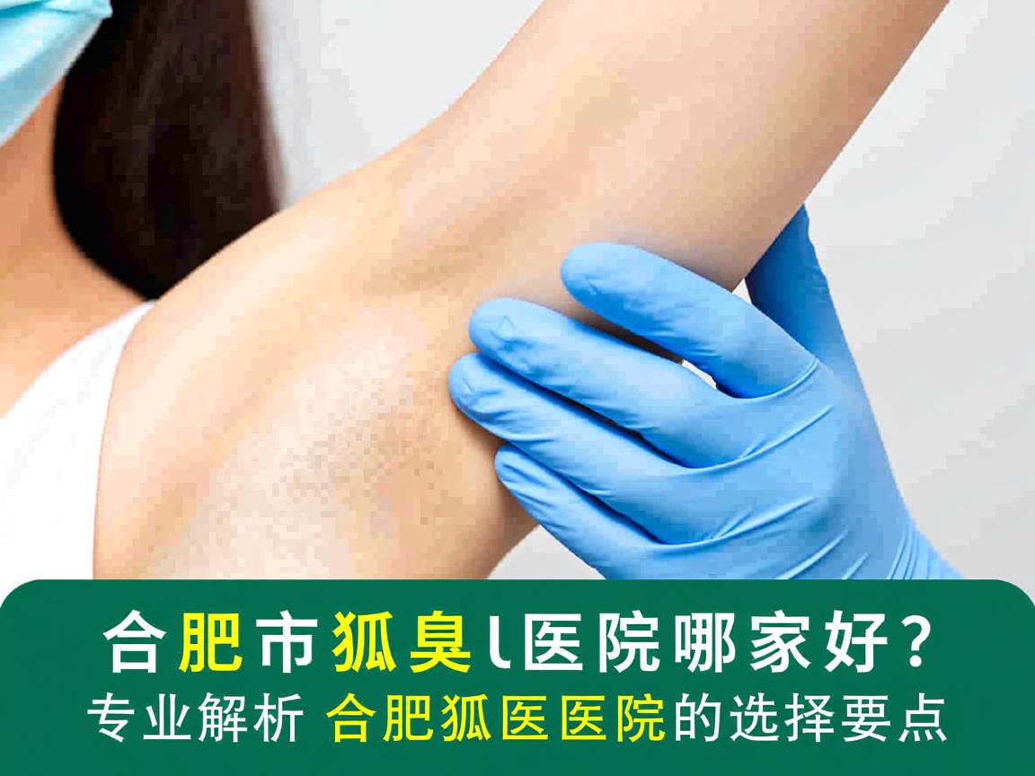 合肥市狐臭医院哪家好？专业解析合肥狐臭医院的选择要点