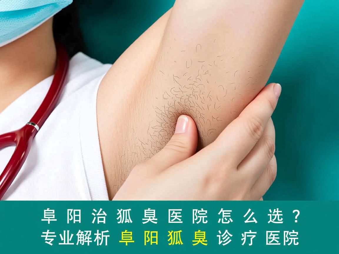 阜阳治狐臭医院怎么选？专业解析阜阳狐臭诊疗医院