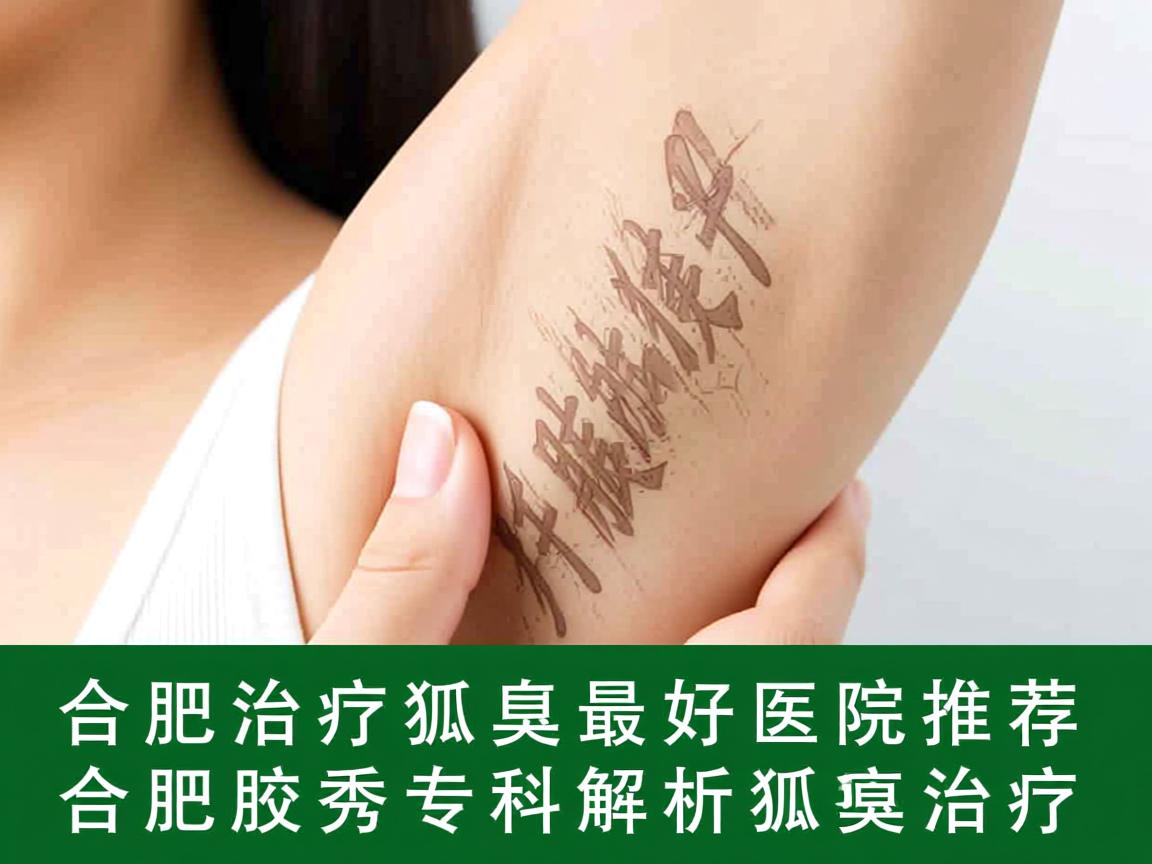 合肥治疗狐臭最好医院推荐，合肥腋秀专科解析狐臭治疗