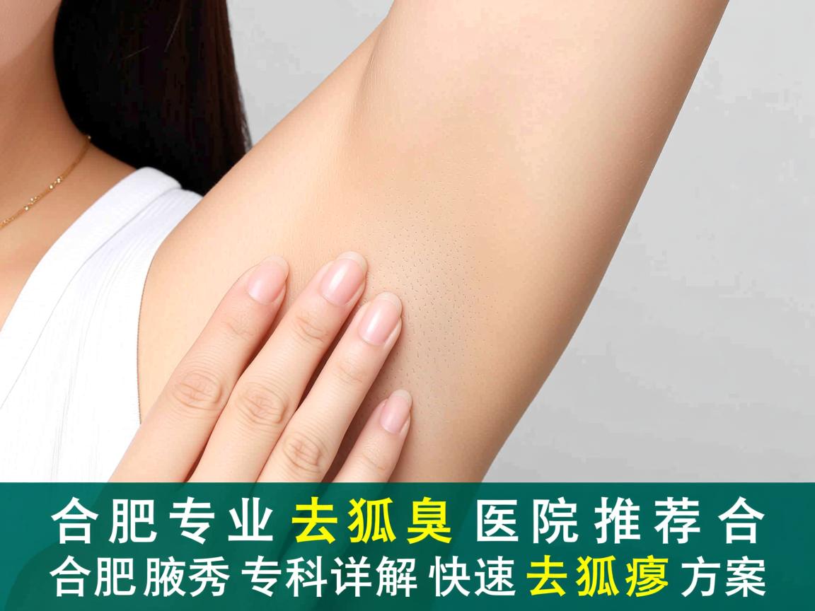 合肥专业去狐臭医院推荐，合肥腋秀专科详解快速去狐臭方案