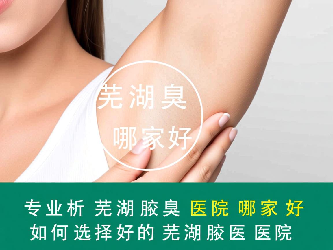 专业解析，芜湖腋臭医院哪家好，如何选择好的芜湖腋臭医院