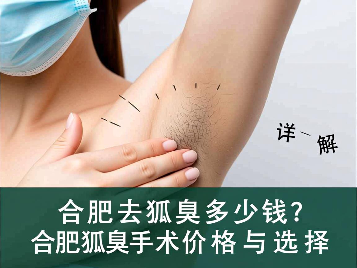 合肥去狐臭多少钱？详解合肥狐臭手术价格与选择