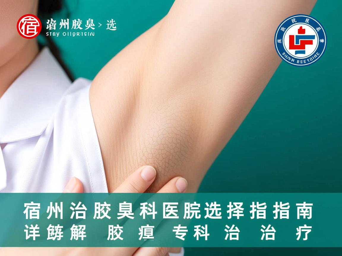 宿州治腋臭科医院选择指南，详解宿州腋臭专科治疗