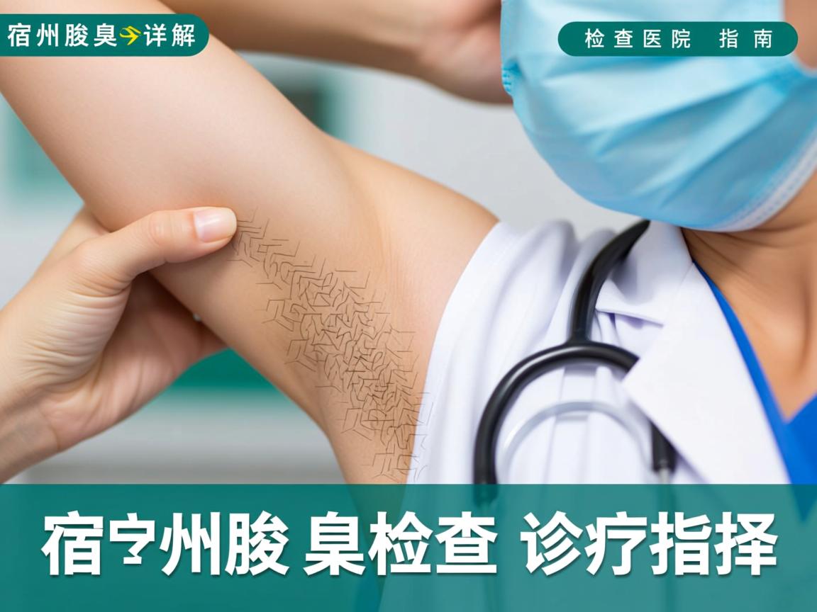宿州腋臭检查医院指南，详解宿州腋臭诊疗的专业选择