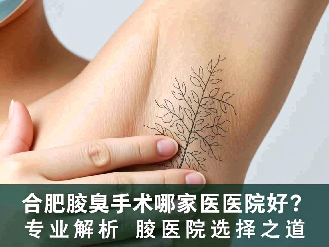合肥腋臭手术哪家医院好？专业解析腋臭医院选择之道