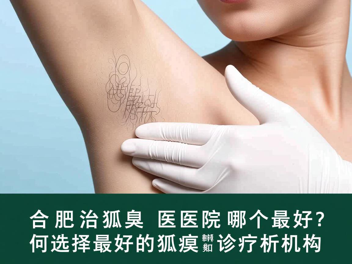 合肥治狐臭医院哪个最好？深度解析如何选择最好的狐臭诊疗机构
