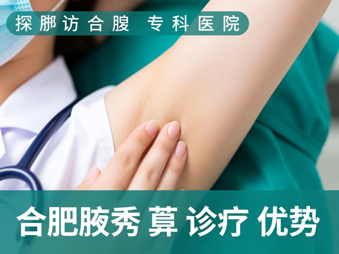 探访合肥腋臭专科医院，详解合肥腋秀腋臭诊疗优势