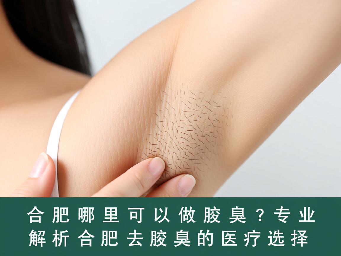 合肥哪里可以做去腋臭？专业解析合肥去腋臭的医疗选择
