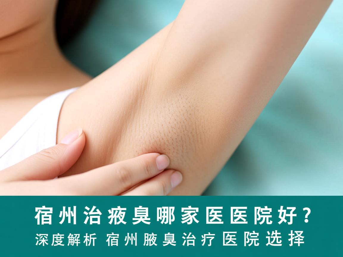 宿州治疗腋臭哪家医院好？深度解析宿州腋臭治疗医院选择