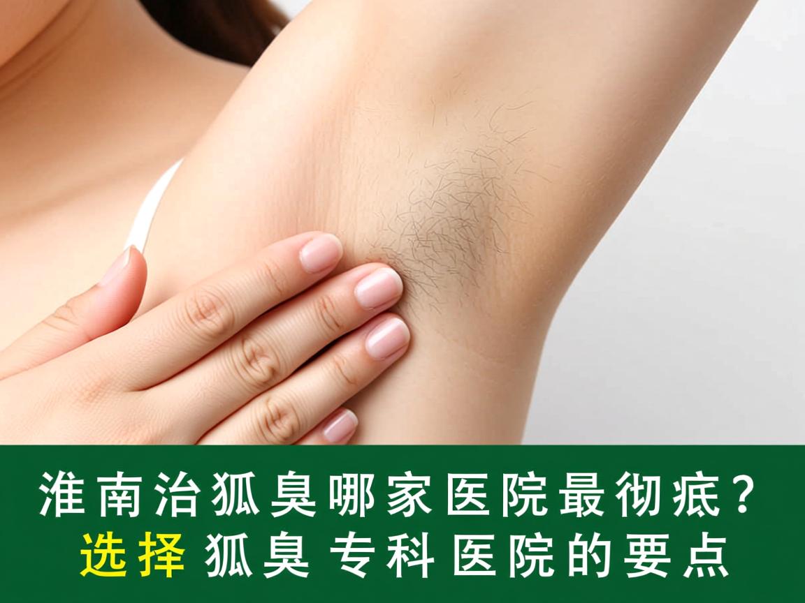 淮南治狐臭哪家医院最彻底？选择狐臭专科医院的要点