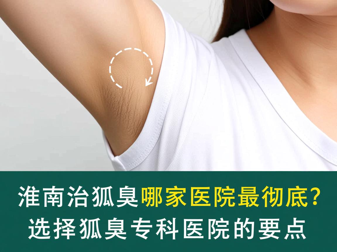 淮南治狐臭哪家医院最彻底？选择狐臭专科医院的要点
