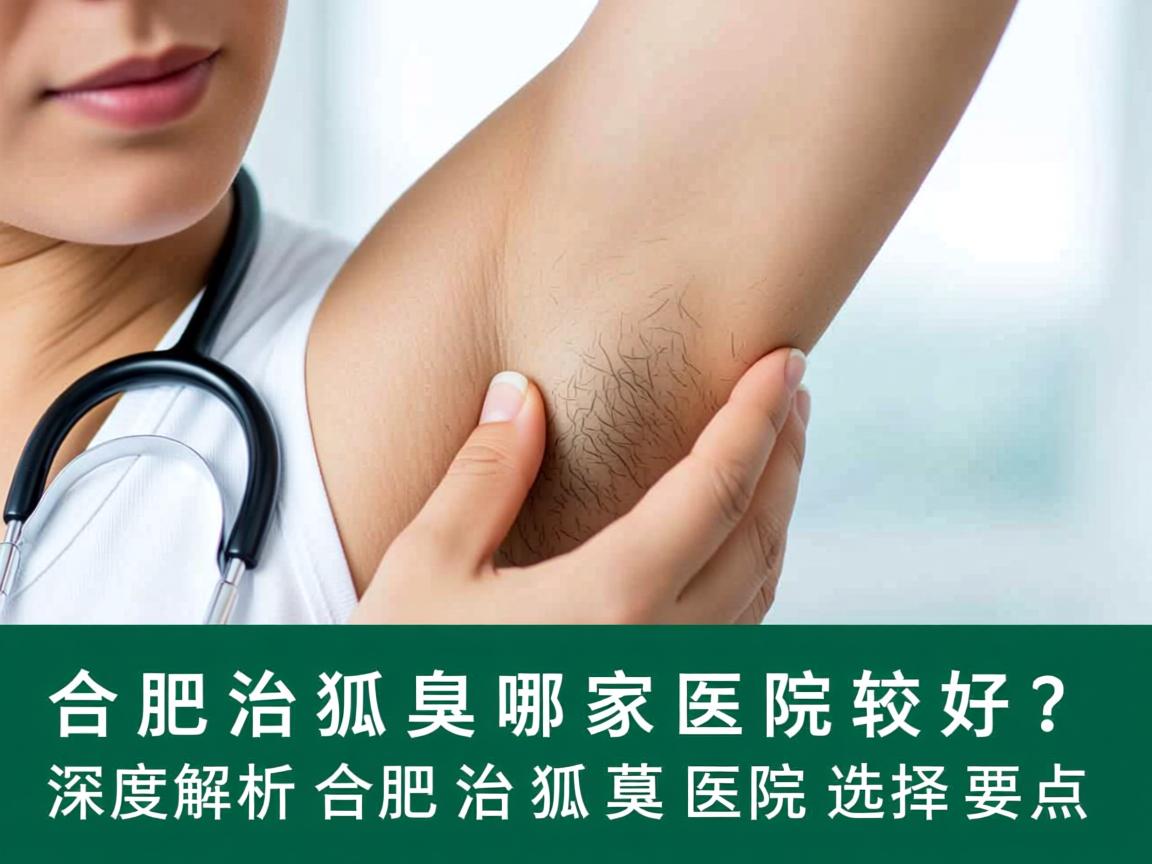 合肥治狐臭哪家医院较好？深度解析合肥治狐臭医院的选择要点