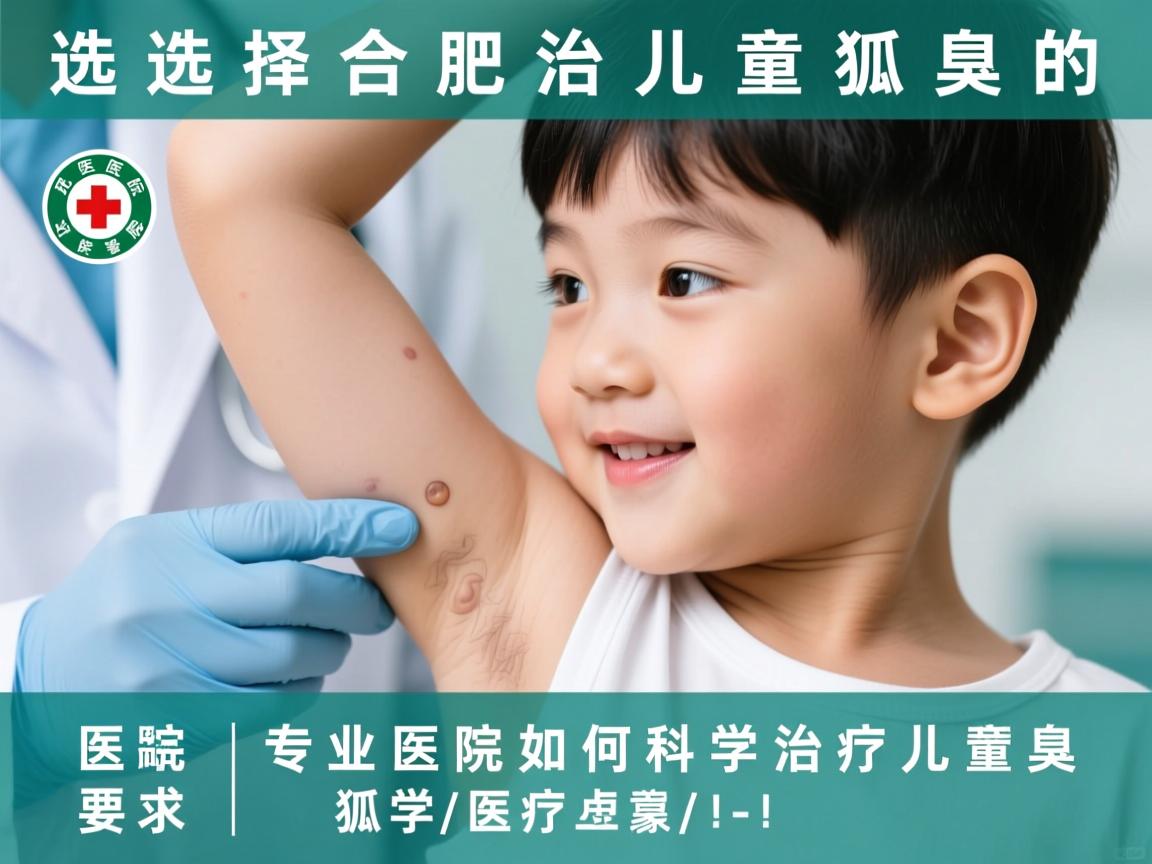 选择合肥治儿童狐臭的医院，专业医院如何科学治疗儿童狐臭