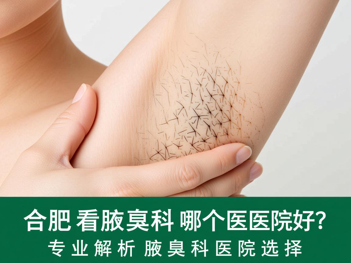 合肥看腋臭科哪个医院好？专业解析腋臭专科医院选择