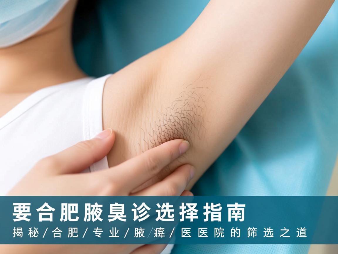 合肥腋臭诊疗选择指南，揭秘合肥专业腋臭医院的筛选之道