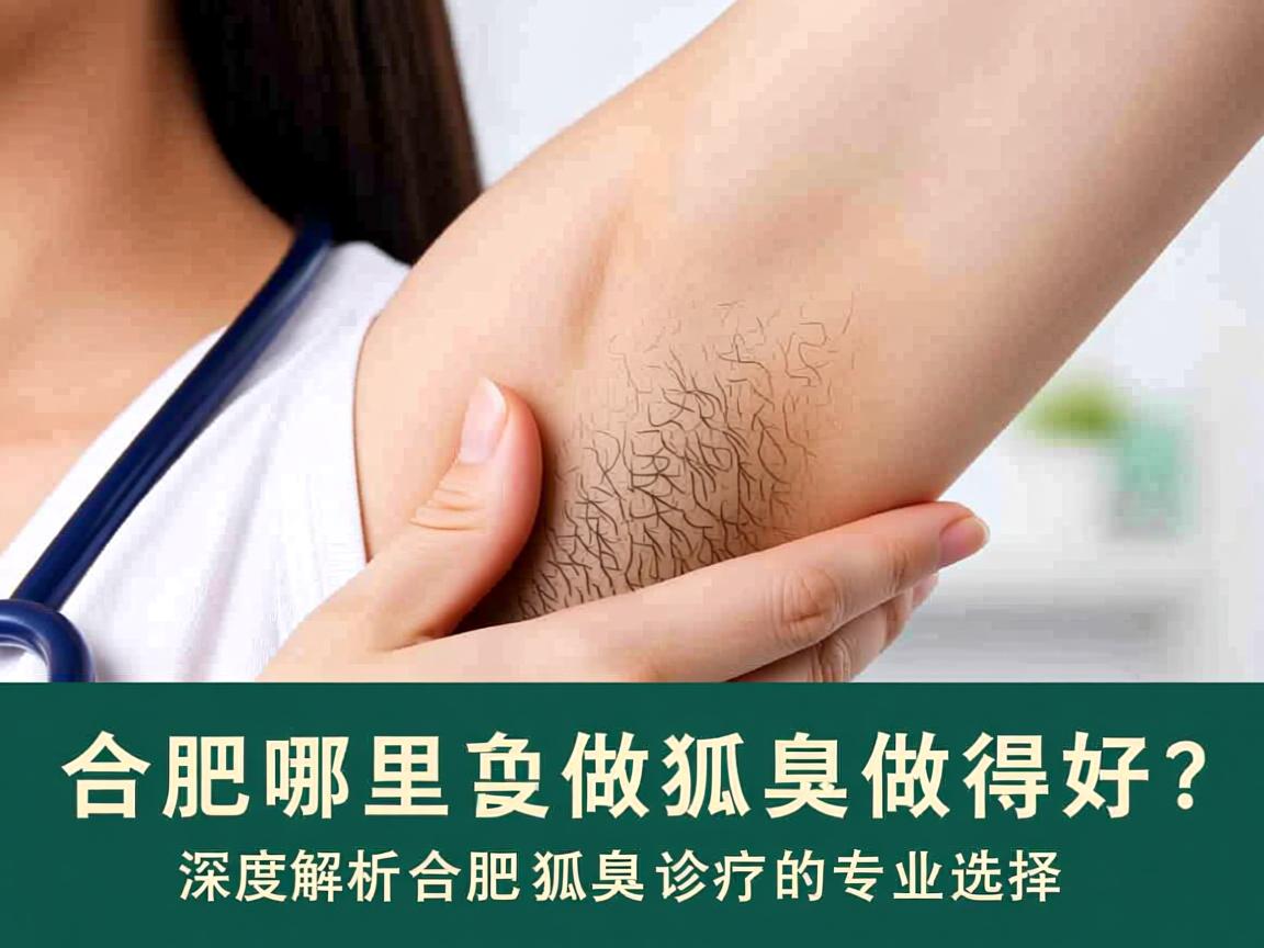 合肥哪里做狐臭做得好？深度解析合肥狐臭诊疗的专业选择