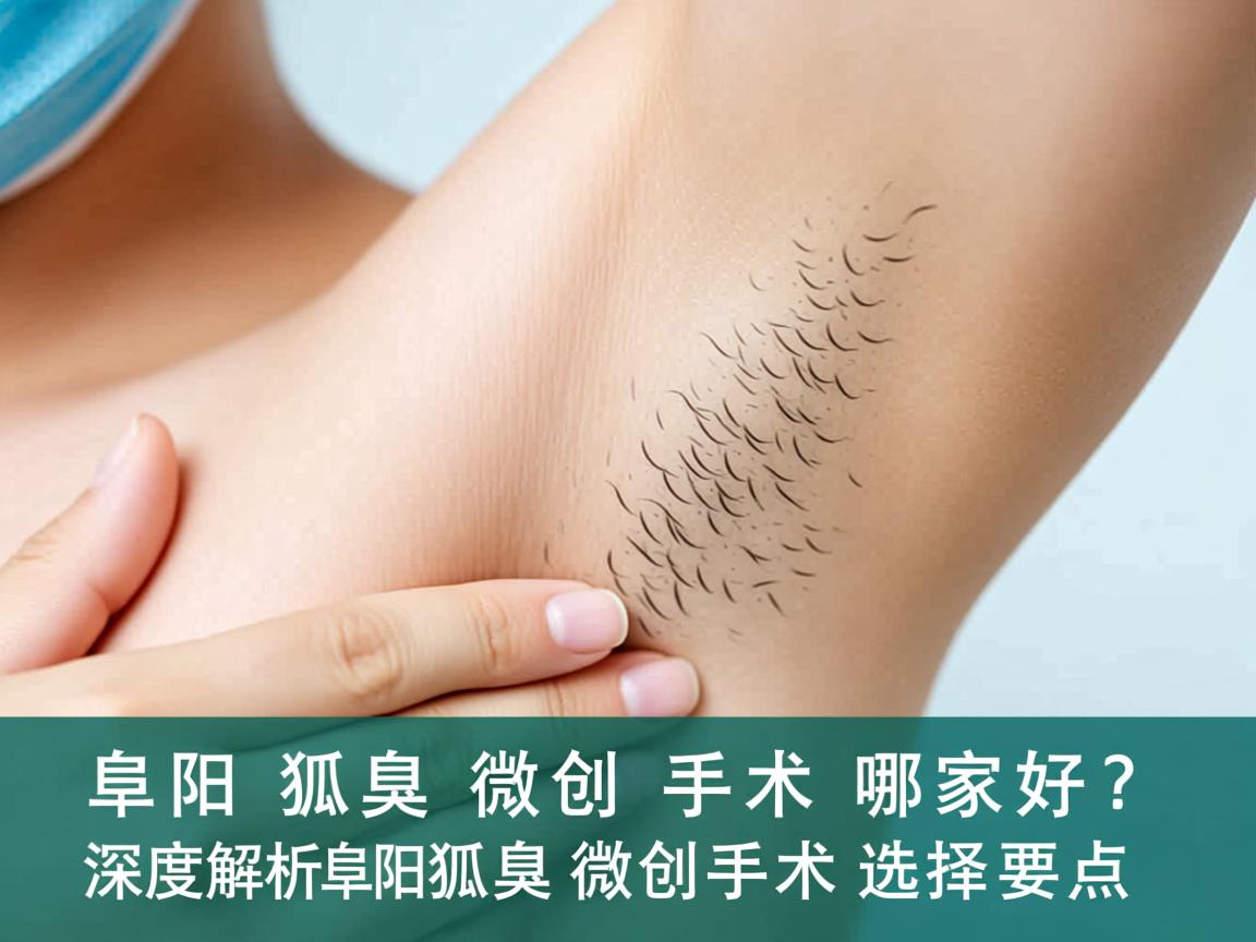 阜阳狐臭微创手术哪家好?深度解析阜阳狐臭微创手术选择要点 阜阳狐臭微创手术哪家好?深度解析阜阳狐臭微创手术选择要点