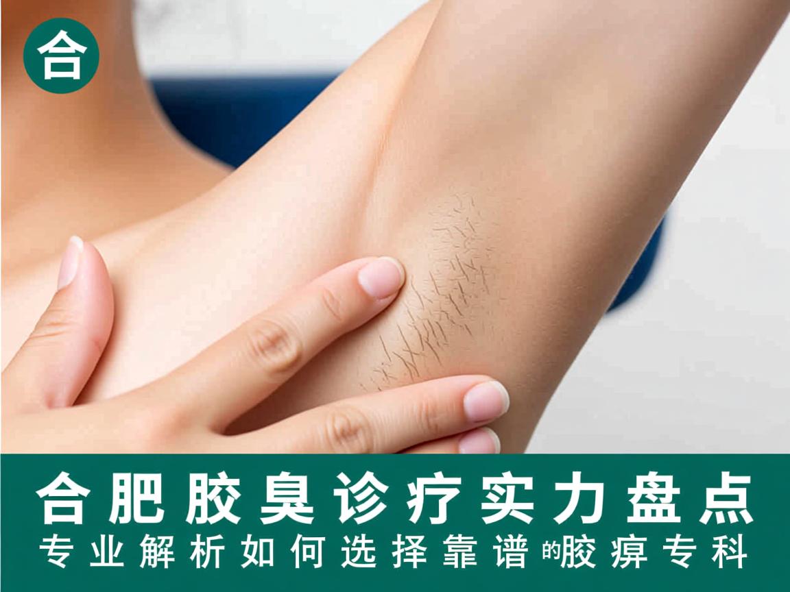 合肥腋臭诊疗实力盘点，专业解析如何选择靠谱的腋臭专科