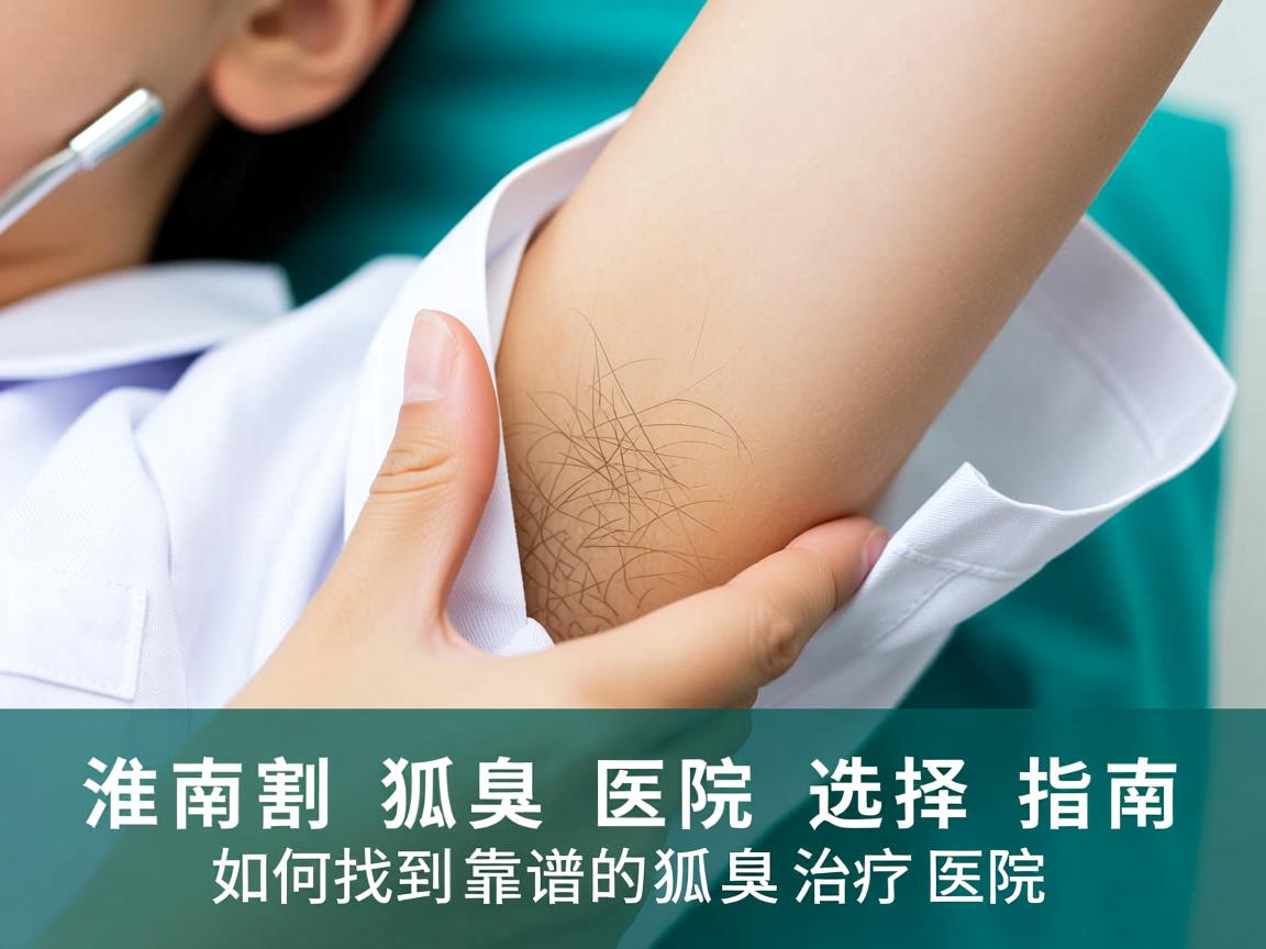 淮南割狐臭医院选择指南，如何找到靠谱的狐臭治疗医院