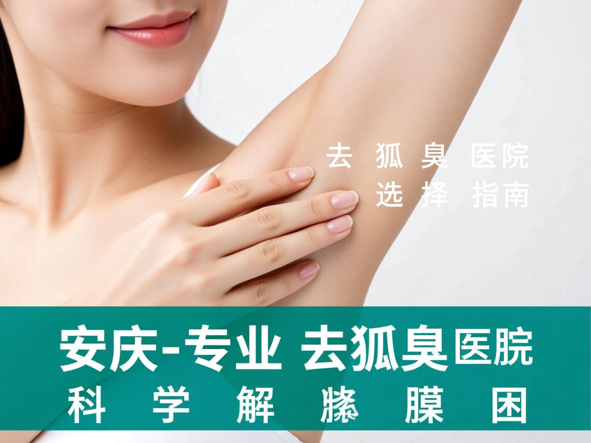 安庆专业去狐臭医院选择指南，科学解决腋臭困扰