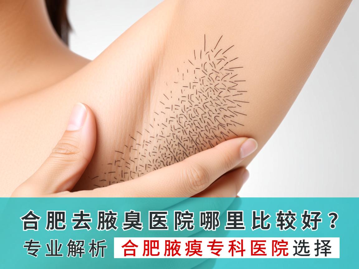 合肥去腋臭医院哪里比较好？专业解析合肥腋臭专科医院选择
