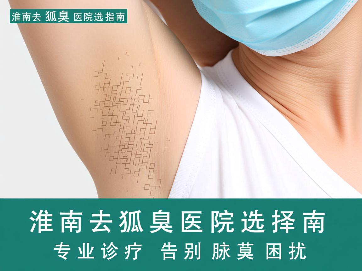 淮南去狐臭医院选择指南，专业诊疗告别腋臭困扰