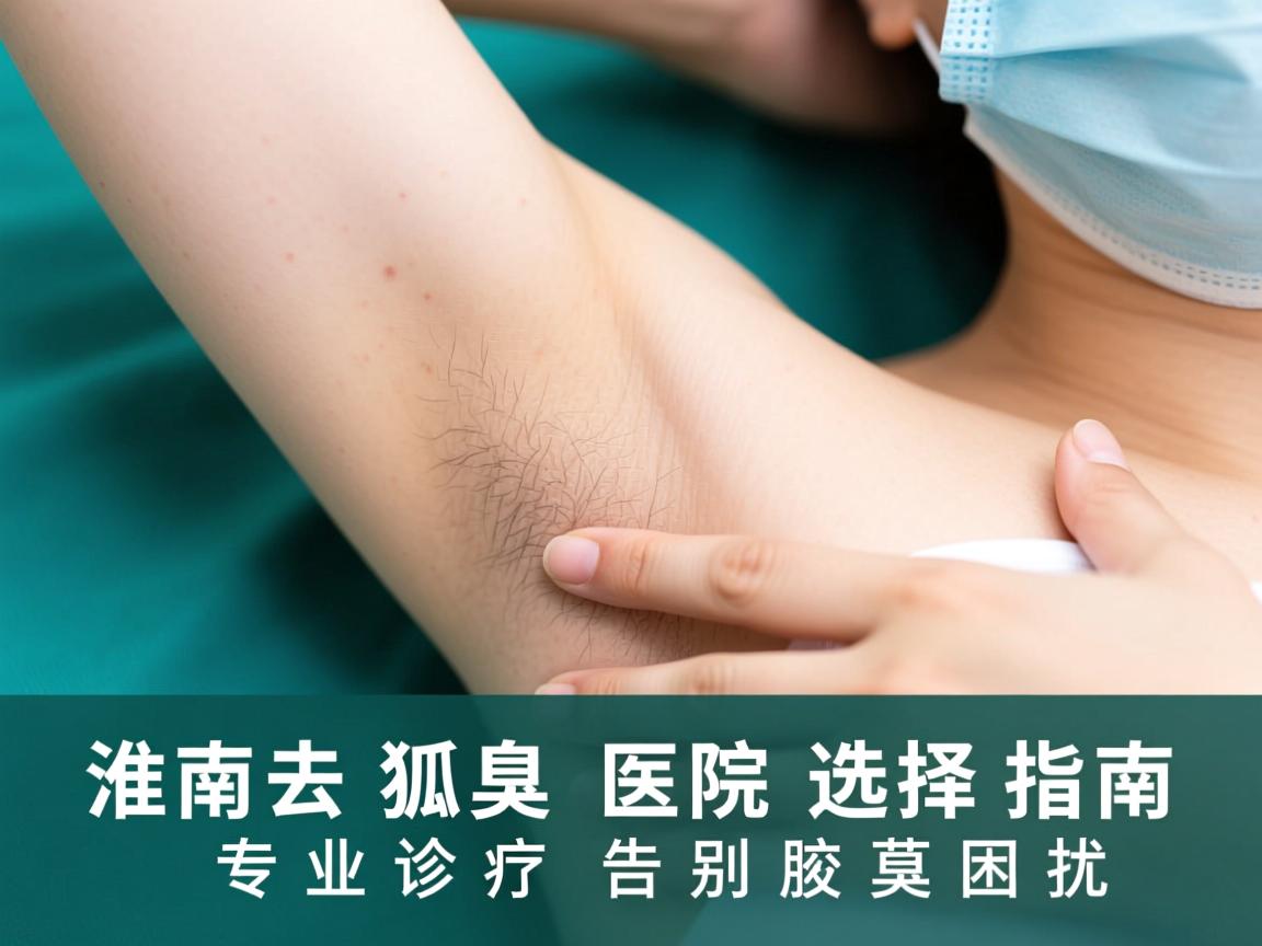 淮南去狐臭医院选择指南，专业诊疗告别腋臭困扰