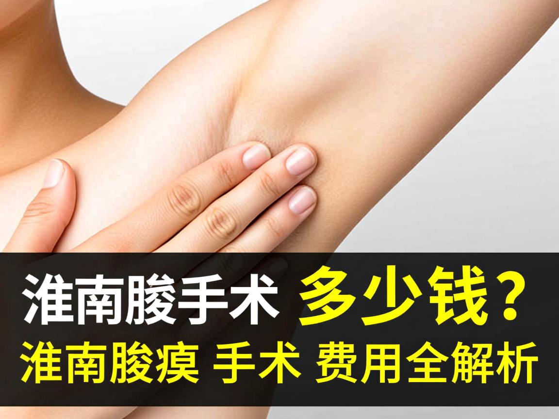 淮南腋臭手术多少钱？淮南腋臭手术费用全解析