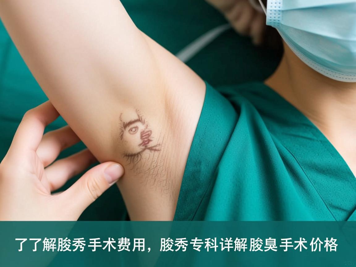 了解腋秀手术费用，腋秀专科详解腋臭手术价格