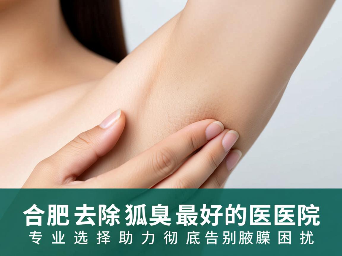 合肥去除狐臭最好的医院，专业选择助力彻底告别腋臭困扰