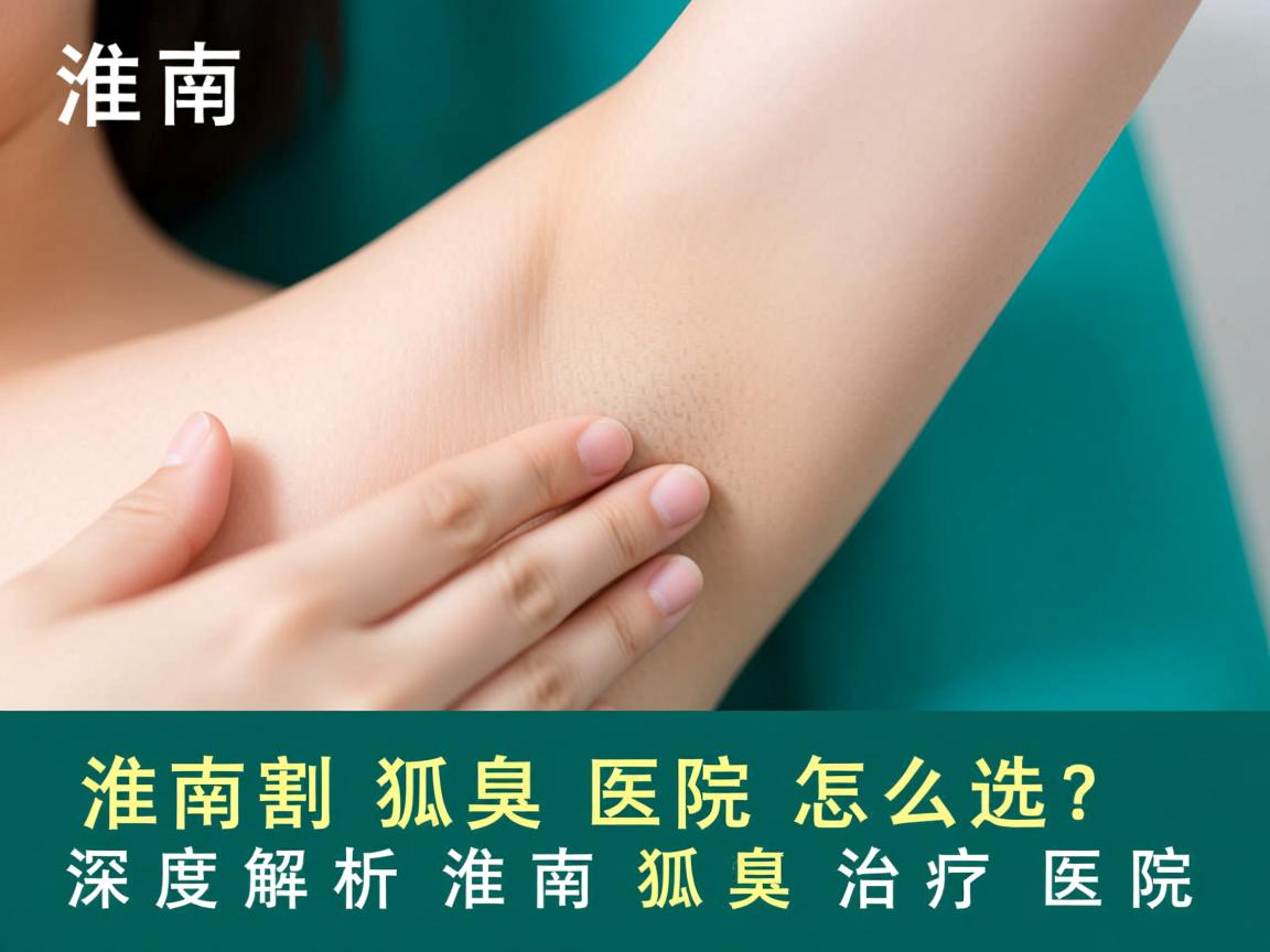 淮南割狐臭医院怎么选？深度解析淮南狐臭治疗医院
