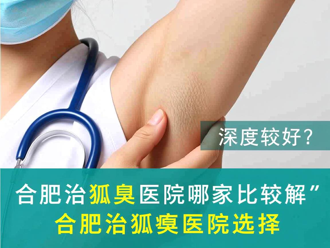 合肥治狐臭医院哪家比较好？深度解析合肥治狐臭医院的选择
