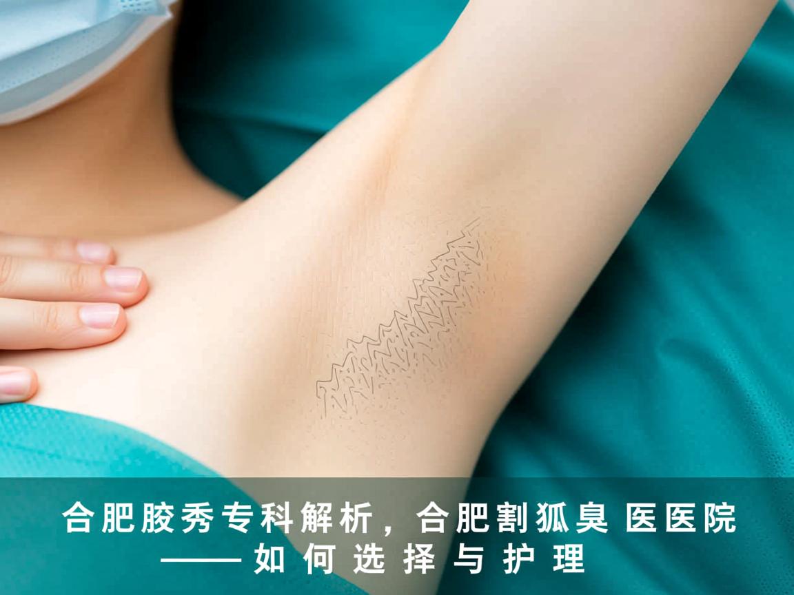 合肥腋秀专科解析，合肥割狐臭医院如何选择与护理