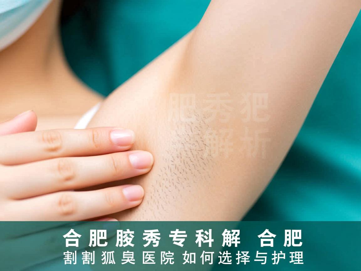 合肥腋秀专科解析，合肥割狐臭医院如何选择与护理