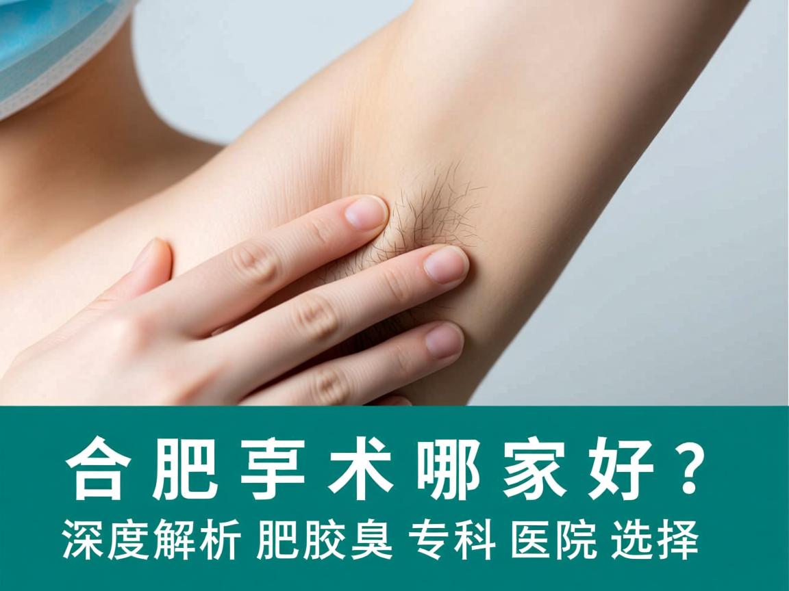 合肥腋臭手术哪家好？深度解析合肥腋臭专科医院选择