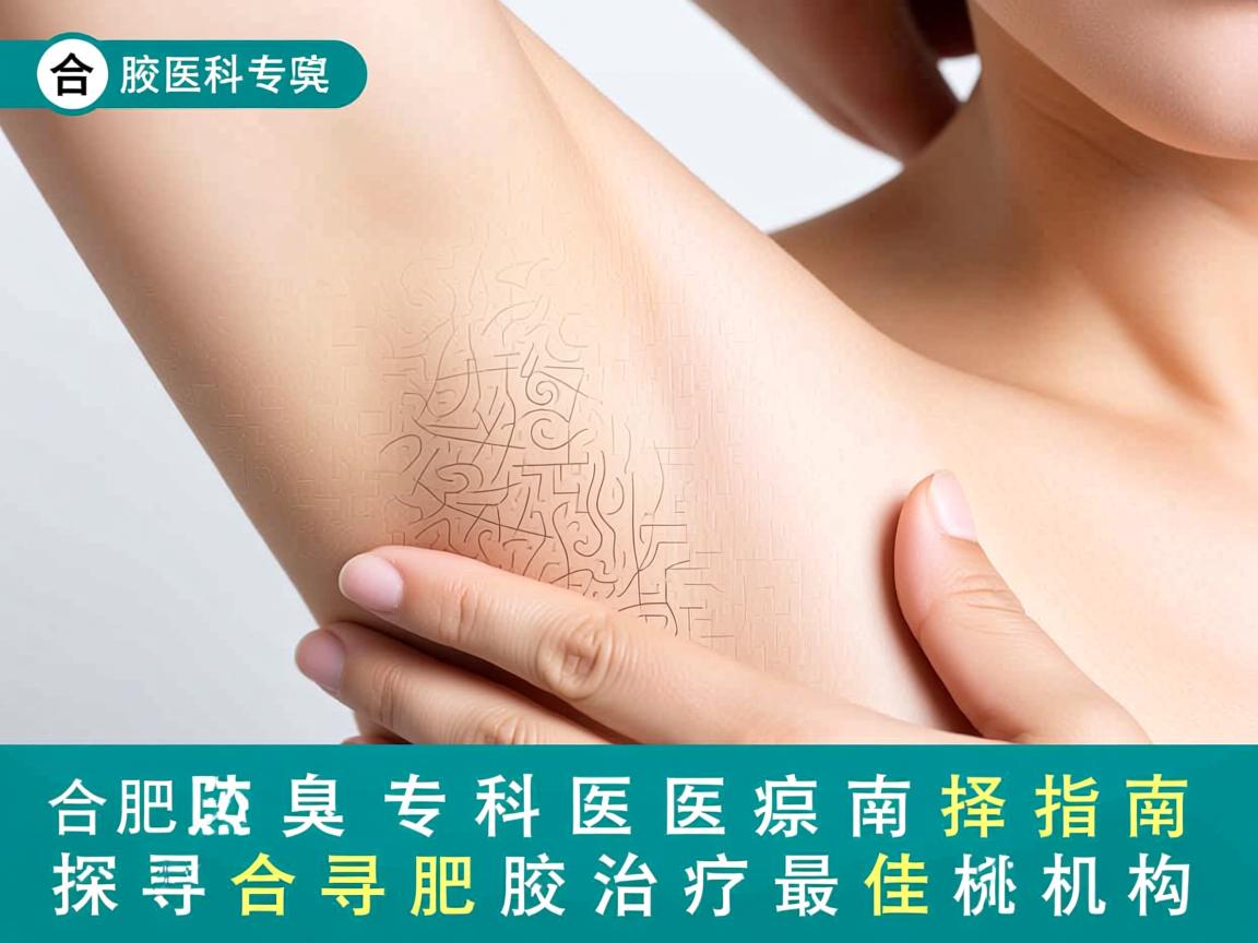 合肥腋臭专科医院选择指南，探寻合肥腋臭治疗最佳机构