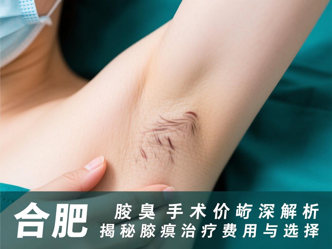合肥腋臭手术价格解析，深度揭秘腋臭治疗费用与选择