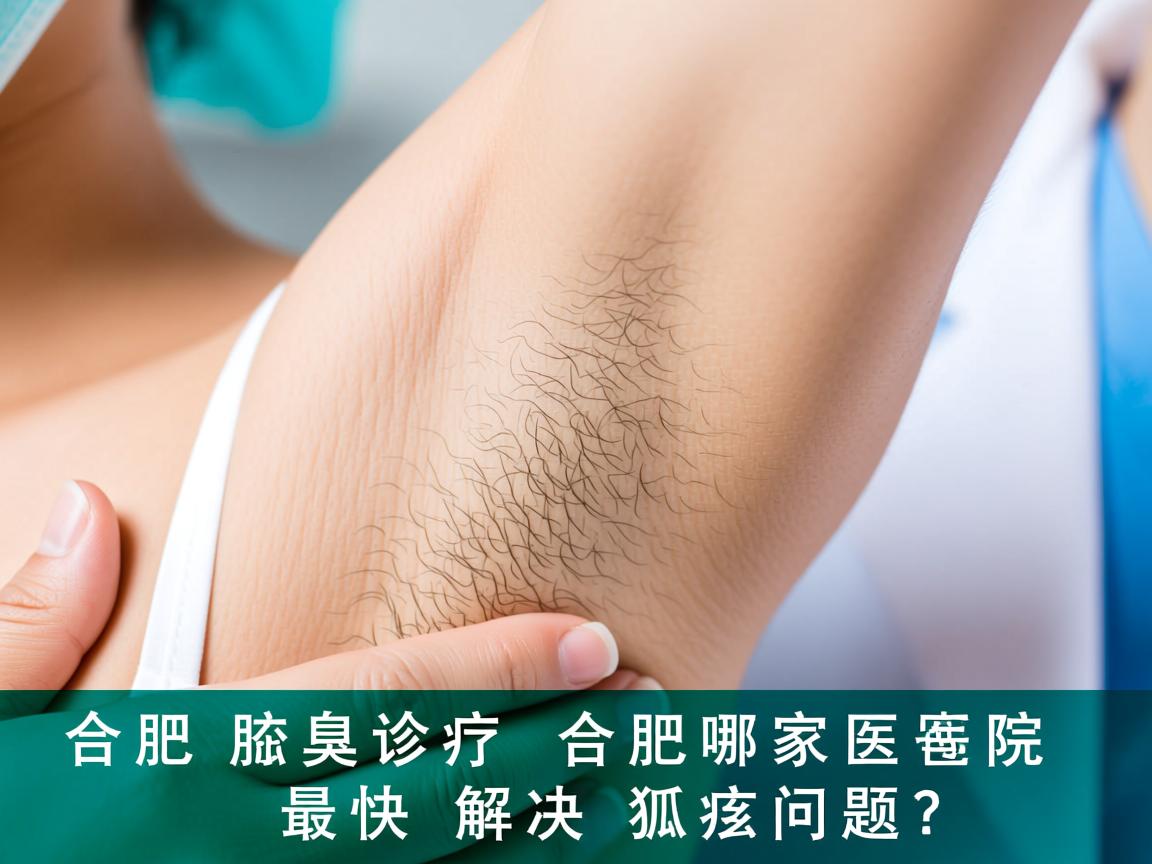 合肥腋臭诊疗，合肥哪家医院最快解决狐臭问题？
