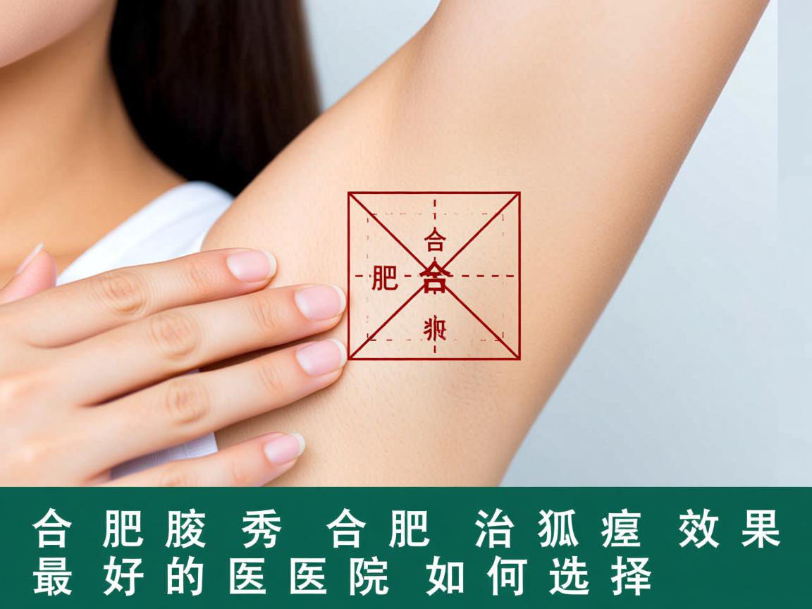 合肥腋秀解析，合肥治狐臭效果最好的医院如何选择