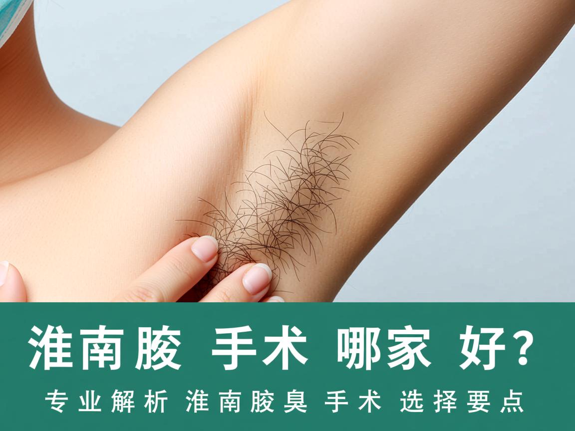 淮南腋臭手术哪家好？专业解析淮南腋臭手术选择要点