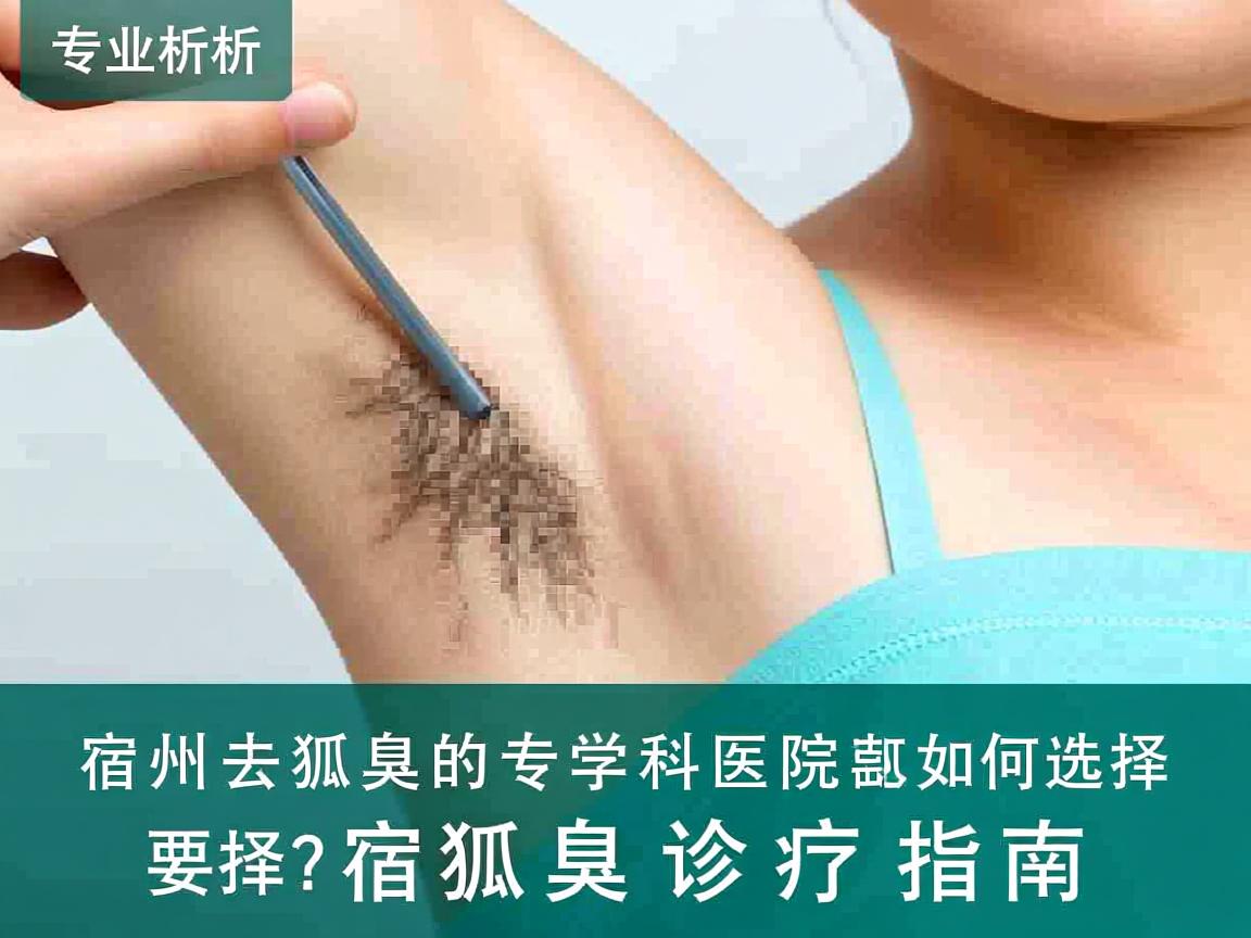 专业解析，宿州去狐臭的专科医院如何选择？宿州狐臭诊疗指南