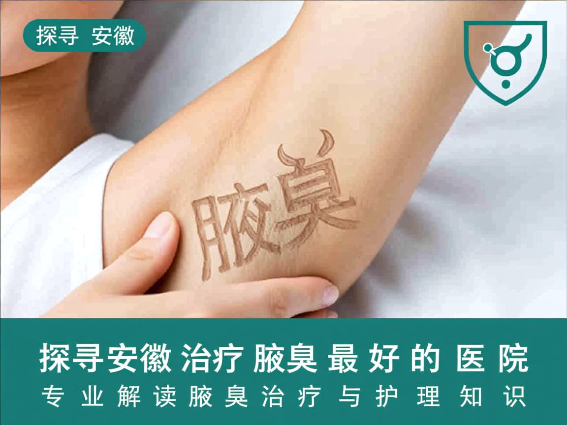 探寻安徽治疗腋臭最好的医院，专业解读腋臭治疗与护理知识