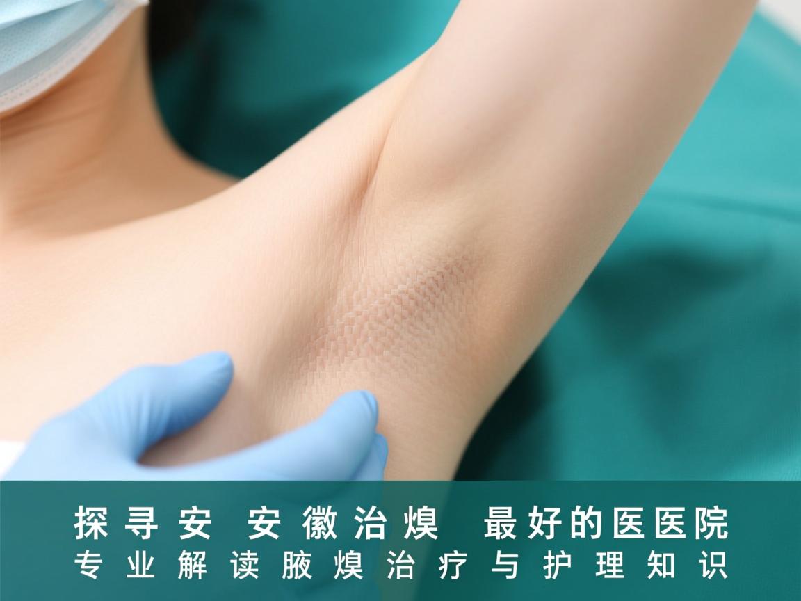 探寻安徽治疗腋臭最好的医院，专业解读腋臭治疗与护理知识