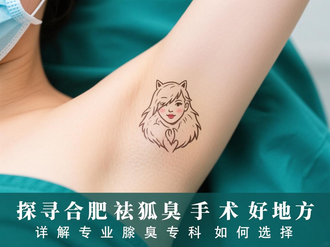 探寻合肥祛狐臭手术好地方，详解专业腋臭专科如何选择