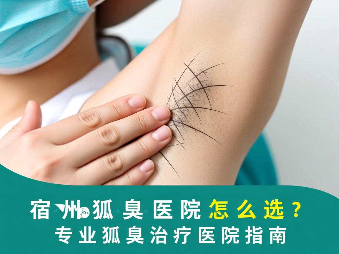 宿州狐臭医院怎么选？专业狐臭治疗医院指南